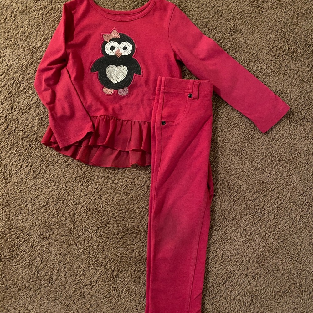 Pink girls outfit